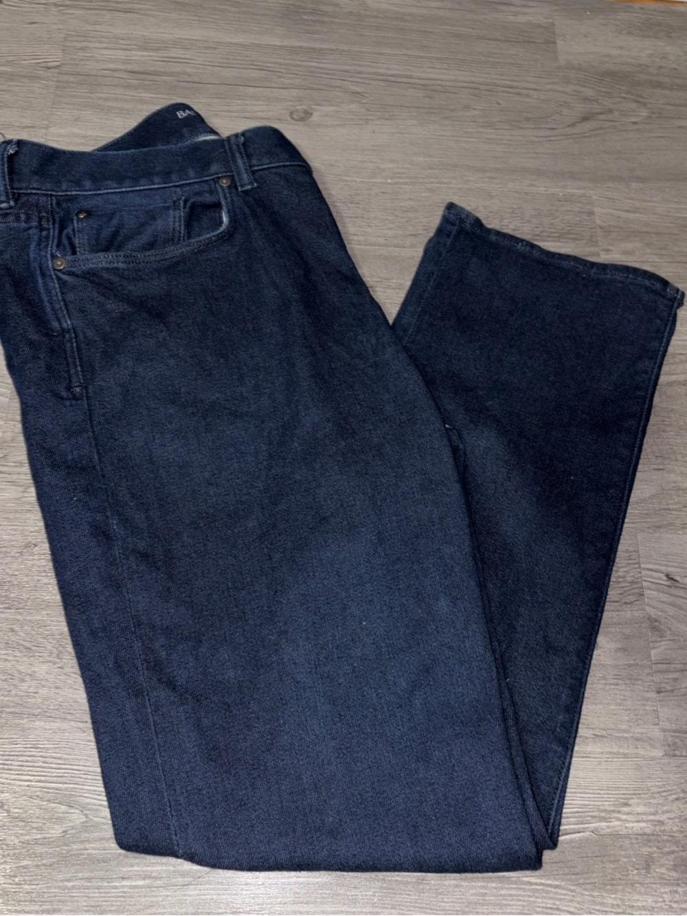 Banana Republic Men's Slim Jeans - Dark Navy Blue
